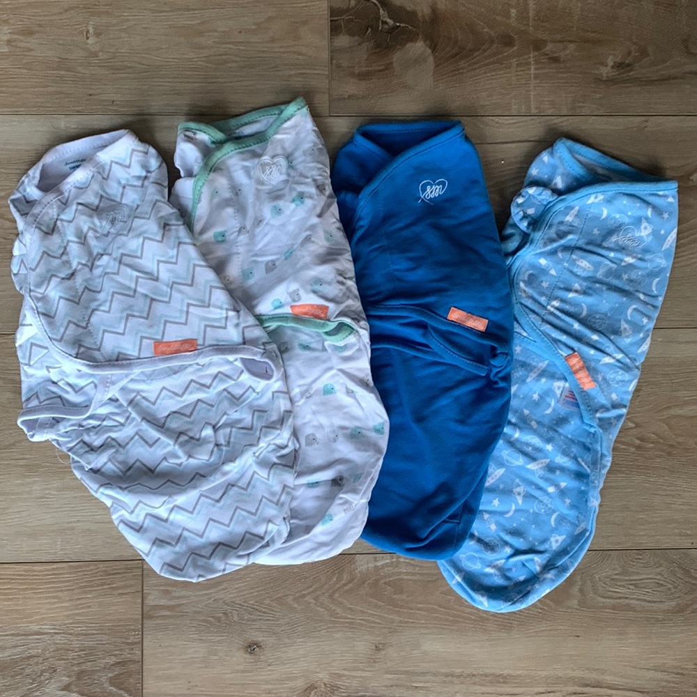 Four Swaddle Me bundle